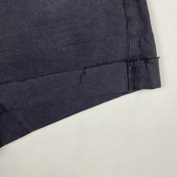 NWT Madewell Women's Size 18W Black High Rise‎ Denim Shorts Cuffed Hem Casual - Picture 7 of 12